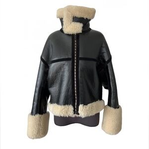 Petar Petrov FW17 shearling coat